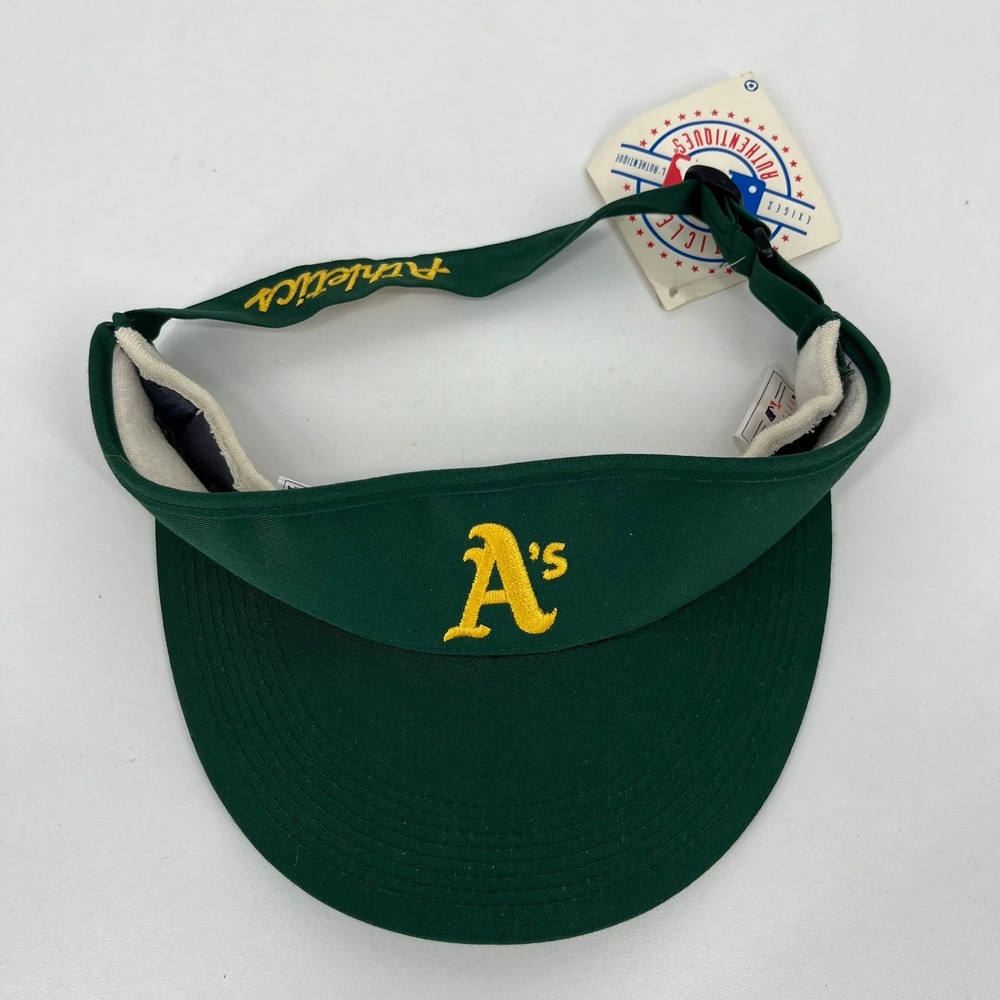Sports Specialties Oakland Athletics Visor Mens Green Vintage MLB Hat Vtg 90s